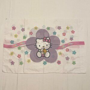Vintage 2001 Hello Kitty Pillowcase 29 x 20 Inch